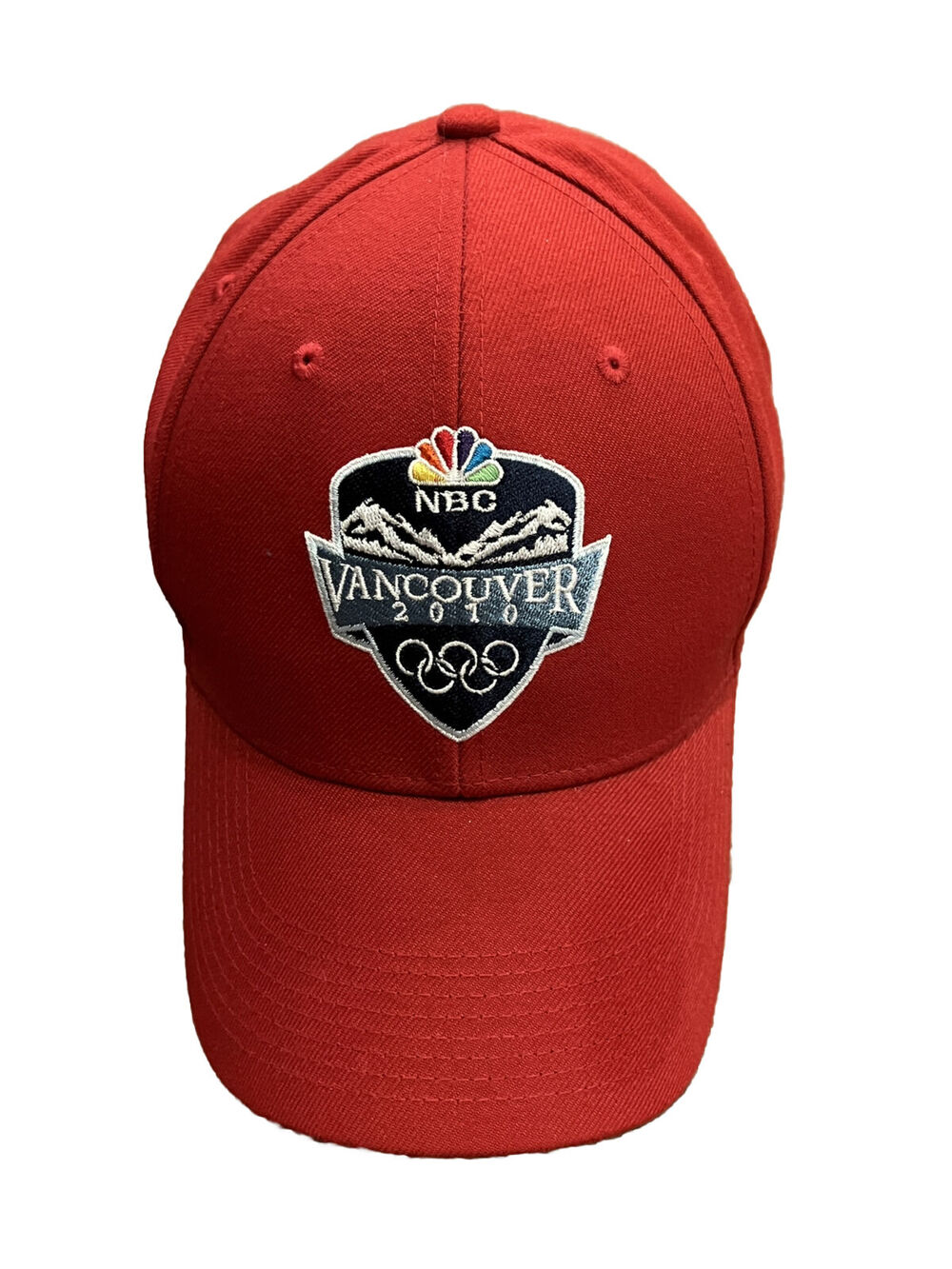 Vintage Nike Mens Red Vancouver 2010 Winter Olympics Adjustable Strapback Hat